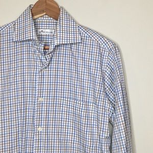 Peter Millar Sz S Dress Shirt Work Church